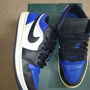 Air Jordan 1 Low Game Royal/Black Size 10